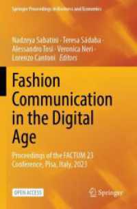 Fashion Communication in the Digital Age : Proceedings of the FACTUM 23 Conference, Pisa, Italy, 2023 (Springer Proceedings in Business and Economics)