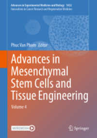 Advances in Mesenchymal Stem Cells and Tissue Engineering : Volume 4 (Advances in Experimental Medicine and Biology)