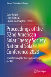 Proceedings of the 52nd American Solar Energy Society National Solar Conference 2023 : Transforming the Energy Landscape for All (Springer Proceedings in Energy)