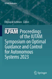 Proceedings of the IUTAM Symposium on Optimal Guidance and Control for Autonomous Systems 2023 (Iutam Bookseries)