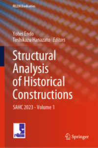 Structural Analysis of Historical Constructions, 2 Teile : SAHC 2023 - Volume 1 (RILEM Bookseries 47) （2024. 2023. xxxii, 1451 S. XXXII, 1451 p. 995 illus., 873 illus. in co）