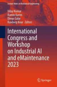 International Congress and Workshop on Industrial AI and eMaintenance 2023 (Lecture Notes in Mechanical Engineering)