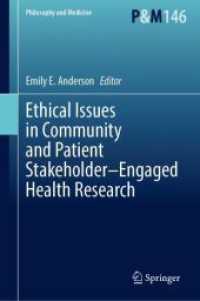 Ethical Issues in Community and Patient Stakeholder-Engaged Health Research (Philosophy and Medicine)