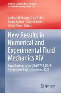 New Results in Numerical and Experimental Fluid Mechanics XIV : Contributions to the 23rd STAB/DGLR Symposium, Berlin, Germany, 2022 (Notes on Numerical Fluid Mechanics and Multidisciplinary Design) （2024）