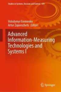 Advanced Information-Measuring Technologies and Systems I (Studies in Systems, Decision and Control)