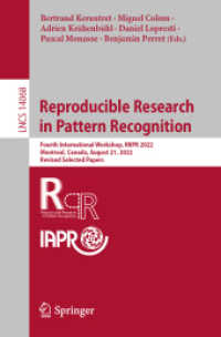 Reproducible Research in Pattern Recognition : Fourth International Workshop, RRPR 2022, Montreal, Canada, August 21, 2022, Revised Selected Papers (Lecture Notes in Computer Science)