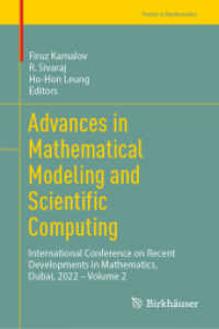 Advances in Mathematical Modeling and Scientific Computing : International Conference on Recent Developments in Mathematics, Dubai, 2022 - Volume 2 (Trends in Mathematics) （2024）