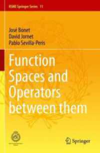 Function Spaces and Operators between them (Rsme Springer Series)