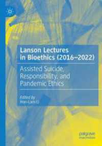 Lanson Lectures in Bioethics (2016-2022) : Assisted Suicide, Responsibility, and Pandemic Ethics
