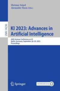KI 2023: Advances in Artificial Intelligence : 46th German Conference on AI, Berlin, Germany, September 26-29, 2023, Proceedings (Lecture Notes in Computer Science)