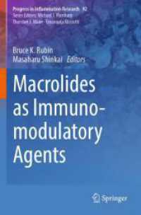 Macrolides as Immunomodulatory Agents (Progress in Inflammation Research)