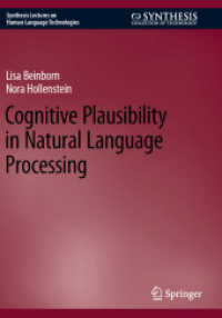 Cognitive Plausibility in Natural Language Processing (Synthesis Lectures on Human Language Technologies)