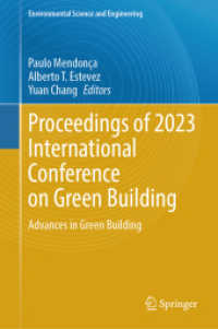 Proceedings of 2023 International Conference on Green Building : Advances in Green Building (Environmental Science and Engineering)