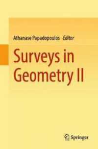 Surveys in Geometry II （1st ed. 2024. 2024. x, 393 S. V, 345 p. 235 mm）
