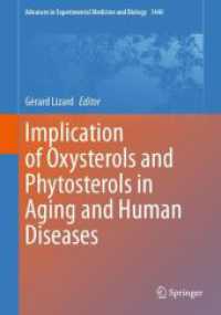 Implication of Oxysterols and Phytosterols in Aging and Human Diseases (Advances in Experimental Medicine and Biology)