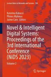 Novel & Intelligent Digital Systems: Proceedings of the 3rd International Conference (NiDS 2023) : Volume 2 (Lecture Notes in Networks and Systems)