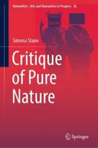 Critique of Pure Nature (Numanities - Arts and Humanities in Progress)