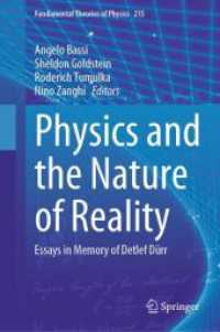 Physics and the Nature of Reality : Essays in Memory of Detlef Dürr (Fundamental Theories of Physics)