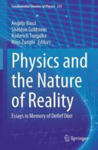 Physics and the Nature of Reality : Essays in Memory of Detlef Dürr (Fundamental Theories of Physics)