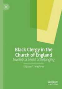 Black Clergy in the Church of England : Towards a Sense of Belonging