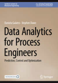 Data Analytics for Process Engineers : Prediction, Control and Optimization (Synthesis Lectures on Mechanical Engineering)