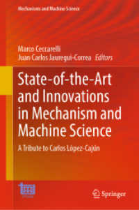 State-of-the-Art and Innovations in Mechanism and Machine Science : A Tribute to Carlos López-Cajún (Mechanisms and Machine Science)