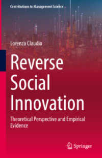 Reverse Social Innovation : Theoretical Perspective and Empirical Evidence (Contributions to Management Science)
