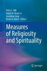 Measures of Religiosity and Spirituality, 2 Teile （1st ed. 2024. 2024. x, 1092 S. X, 1092 p. In 2 volumes, not available）