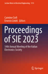 Proceedings of SIE 2023 : 54th Annual Meeting of the Italian Electronics Society (Lecture Notes in Electrical Engineering)