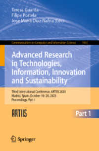 Advanced Research in Technologies, Information, Innovation and Sustainability : Third International Conference, ARTIIS 2023, Madrid, Spain, October 18-20, 2023, Proceedings, Part I (Communications in Computer and Information Science)