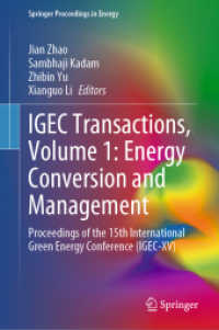 IGEC Transactions, Volume 1: Energy Conversion and Management : Proceedings of the 15th International Green Energy Conference (IGEC-XV) (Springer Proceedings in Energy)