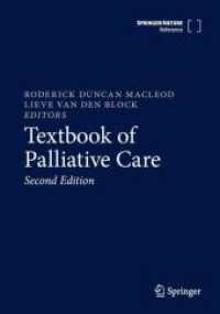 Textbook of Palliative Care （2. Aufl. 2025. 2100 S. 2100 p. 254 mm）