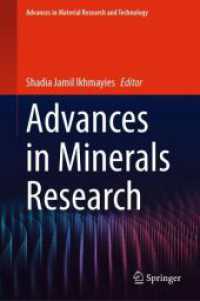 Advances in Minerals Research (Advances in Material Research and Technology)