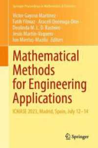 Mathematical Methods for Engineering Applications : ICMASE 2023, Madrid, Spain, July 12-14 (Springer Proceedings in Mathematics & Statistics)