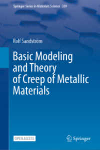 Basic Modeling and Theory of Creep of Metallic Materials (Springer Series in Materials Science)
