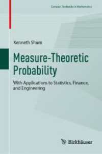 Measure-Theoretic Probability : With Applications to Statistics, Finance, and Engineering (Compact Textbooks in Mathematics)