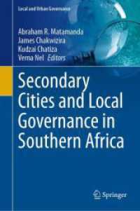 Secondary Cities and Local Governance in Southern Africa (Local and Urban Governance)