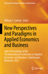 New Perspectives and Paradigms in Applied Economics and Business : Select Proceedings of the 7th International Conference on Applied Economics and Business, Copenhagen, Denmark, 2023 (Springer Proceedings in Business and Economics)