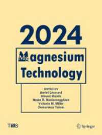 Magnesium Technology 2024 (The Minerals, Metals & Materials Series)