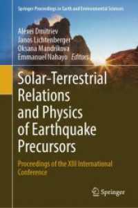 Solar-Terrestrial Relations and Physics of Earthquake Precursors : Proceedings of the XIII International Conference (Springer Proceedings in Earth and Environmental Sciences)