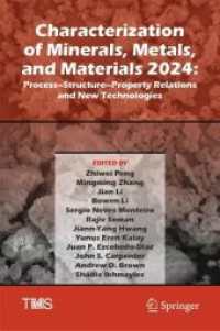 Characterization of Minerals, Metals, and Materials 2024 : Process-Structure-Property Relations and New Technologies (The Minerals, Metals & Materials Series)