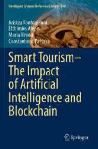 Smart Tourism-The Impact of Artificial Intelligence and Blockchain (Intelligent Systems Reference Library)