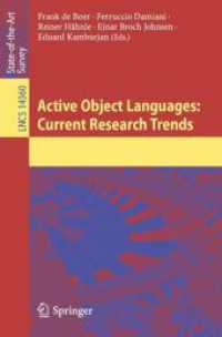 Active Object Languages: Current Research Trends (Lecture Notes in Computer Science)