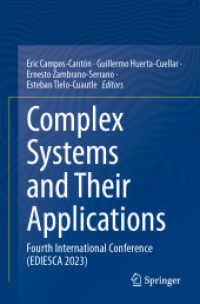 Complex Systems and Their Applications : Fourth International Conference (EDIESCA 2023)