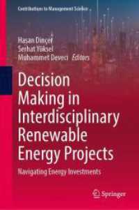 Decision Making in Interdisciplinary Renewable Energy Projects : Navigating Energy Investments (Contributions to Management Science)