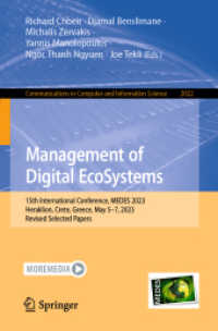 Management of Digital EcoSystems : 15th International Conference, MEDES 2023, Heraklion, Crete, Greece, May 5-7, 2023, Revised Selected Papers (Communications in Computer and Information Science)