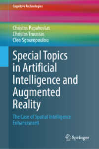 Special Topics in Artificial Intelligence and Augmented Reality : The Case of Spatial Intelligence Enhancement (Cognitive Technologies)