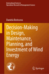 Decision-Making in Design, Maintenance, Planning, and Investment of Wind Energy (International Series in Operations Research & Management Science)