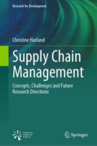 Supply Chain Management : Concepts, Challenges and Future Research Directions (Research for Development)