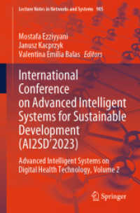 International Conference on Advanced Intelligent Systems for Sustainable Development (AI2SD'2023) : Advanced Intelligent Systems on Digital Health Technology, Volume 2 (Lecture Notes in Networks and Systems)